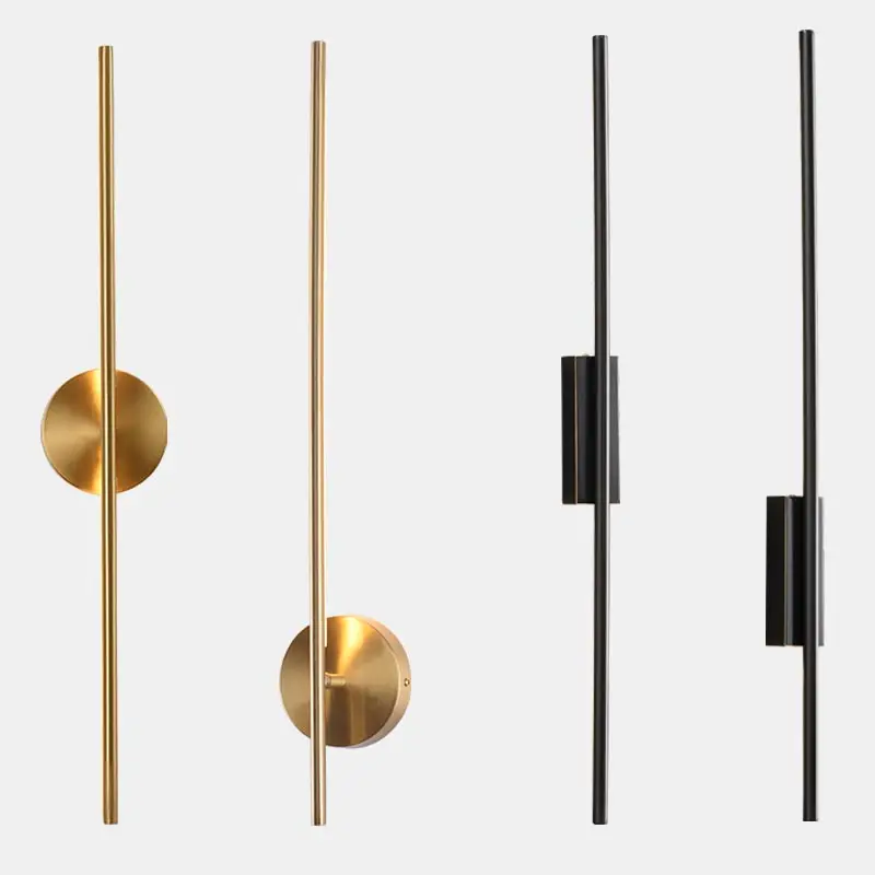 Современные минималистичные светодиодные зеркальные настенные светильники для спальни, ванной комнаты, украшения дома, скандинавские прикроватные светильники для гостиной, настоящие медные бра