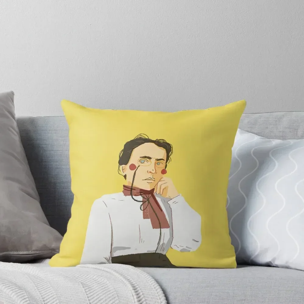 Emma Goldman Throw Pillow Anime ornamental pillows for living room pillow