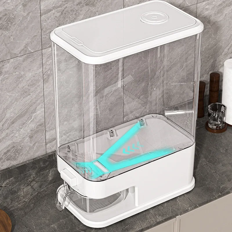 New Large-capacity Pressed Rice Flour Grain Storage Box Household Insect-proof And Moisture-proof Food-grade Sealed Tank