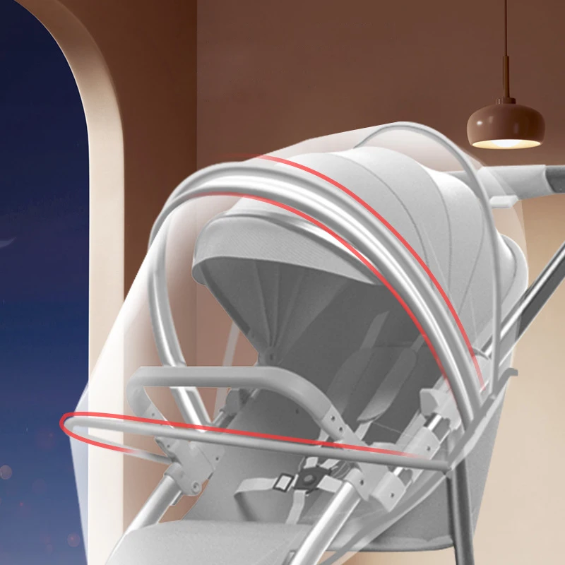Universal Stroller Mosquito Net Full Cover Infant Sunshade Umbrella Cart Encrypted Mesh Children's Trolley Protection