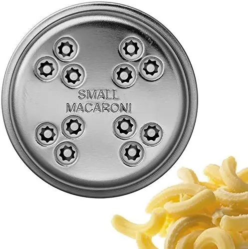 Gourmet Pasta Press with Six Plates, Kitchen Stand Mixers, Acessório Opcional, KVMPEXTA, 5