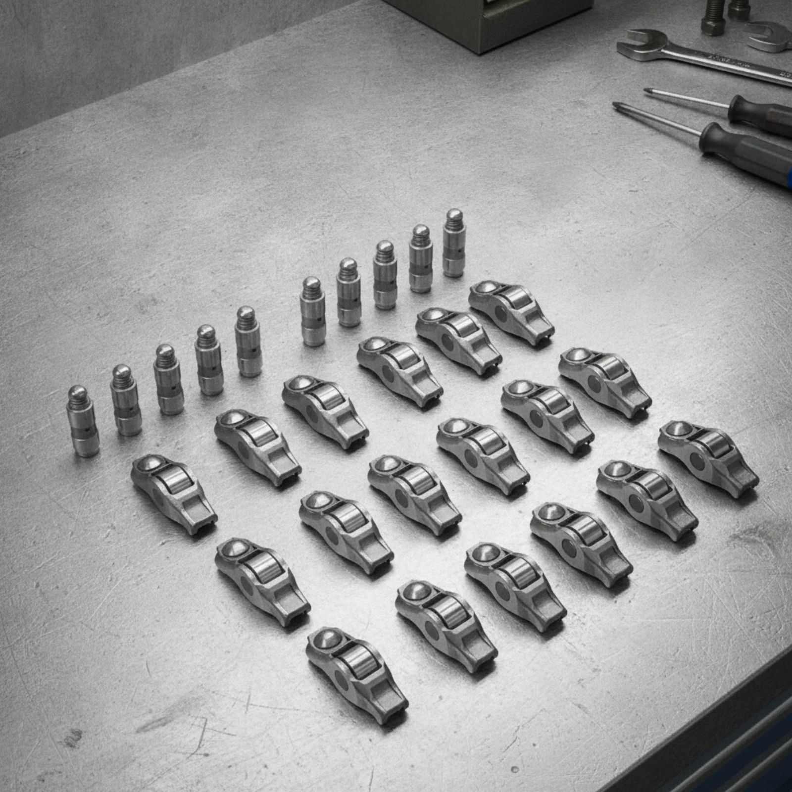 Rocker Arms and Valve Lifters Kit Exact-Fit Rocker Arm Kit with Valve Lifters Valvetrain Parts Troublecomplimentary Installation