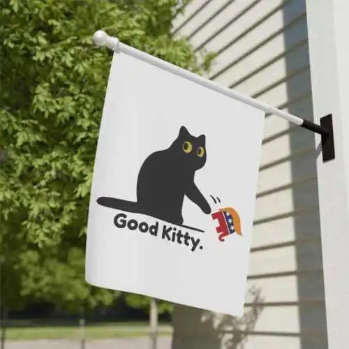 Cats For Kamala Harris Flag, Childless Cat Ladies For Kamala Flag