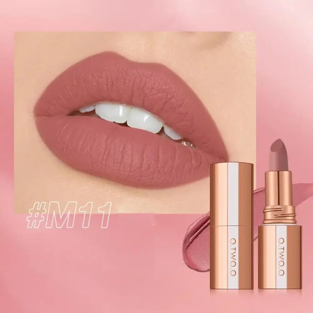 Matte Lipstick Lip Gloss Makeup Waterproof Velvet Non-stick Lip Sexy Red Lasting Lip 8 Liquid Tint Stick Cup Colors Long Ma Y7D1