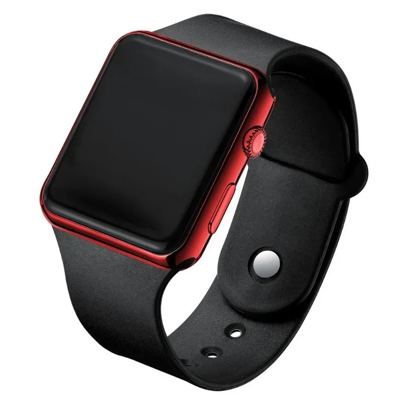 2024 LED Square orologio elettronico per bambini studente Apple Sports Watch orologi da regalo da uomo e da donna di moda per le donne