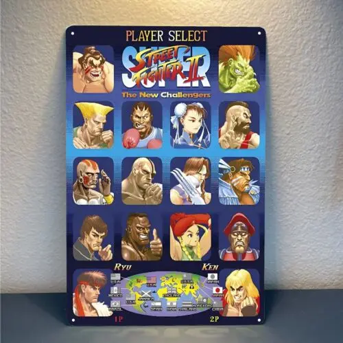 1P,Street Fighter 2…