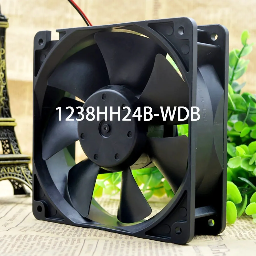 Axial Industrial Cabinet Cooling Fan 120*120*38mm 24V 0.7A 1238HH24B-WDB