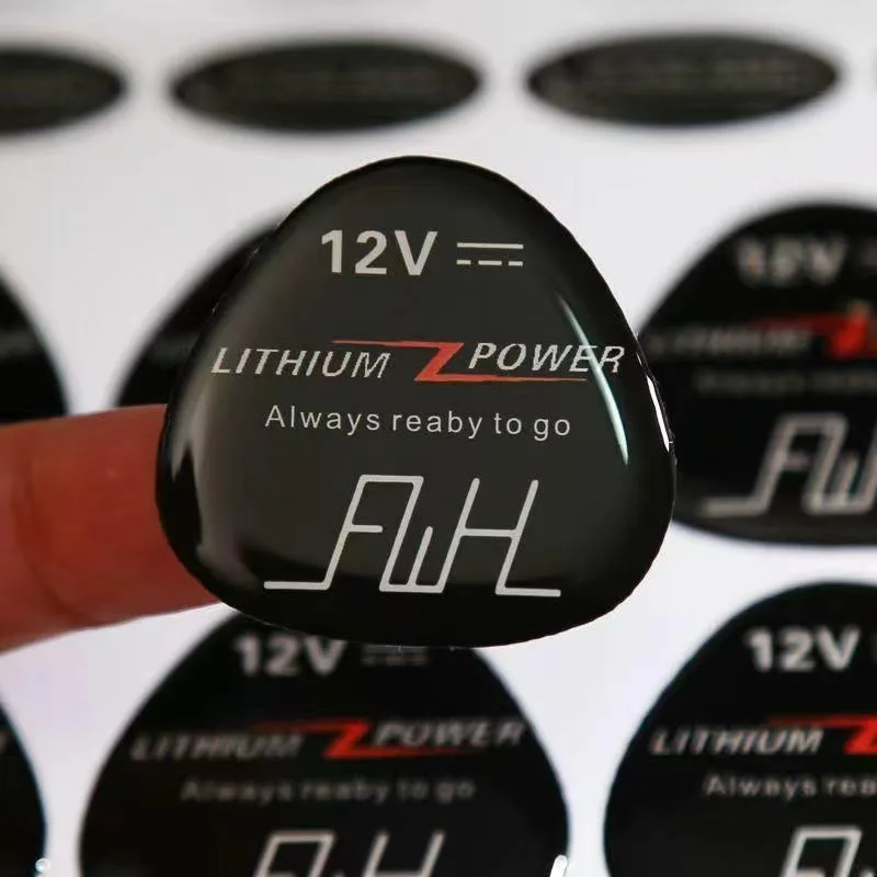 Custom Dome Epoxy Sticker 3D Gel Logo Crystal Label Transparent Personalized Vinyl Self-adhesive Waterproof