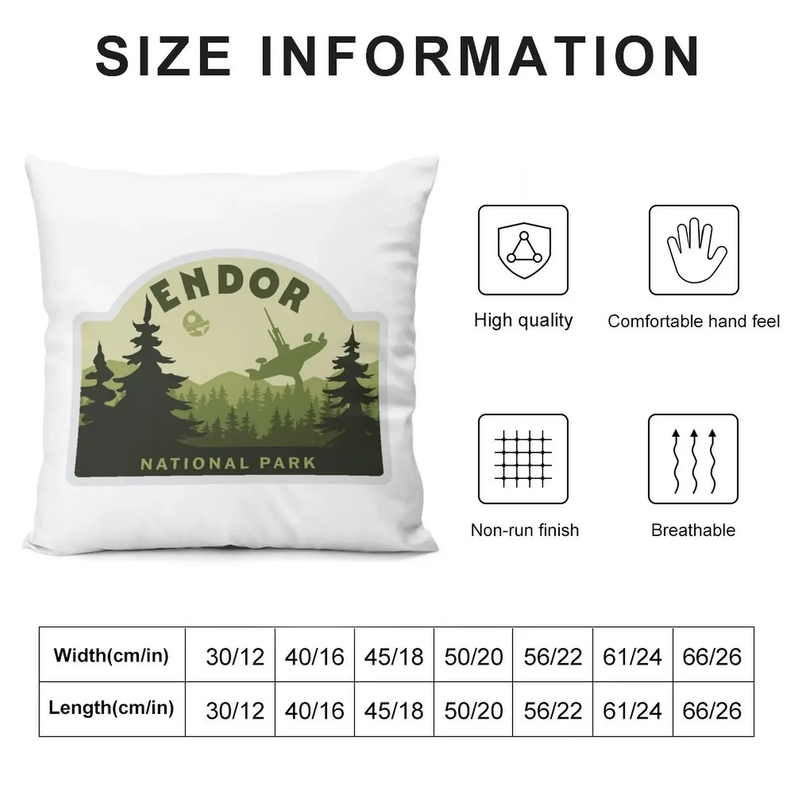 Endor National Park Throw Pillow Luxury Living Room Decorative Cushions home decor items pillow