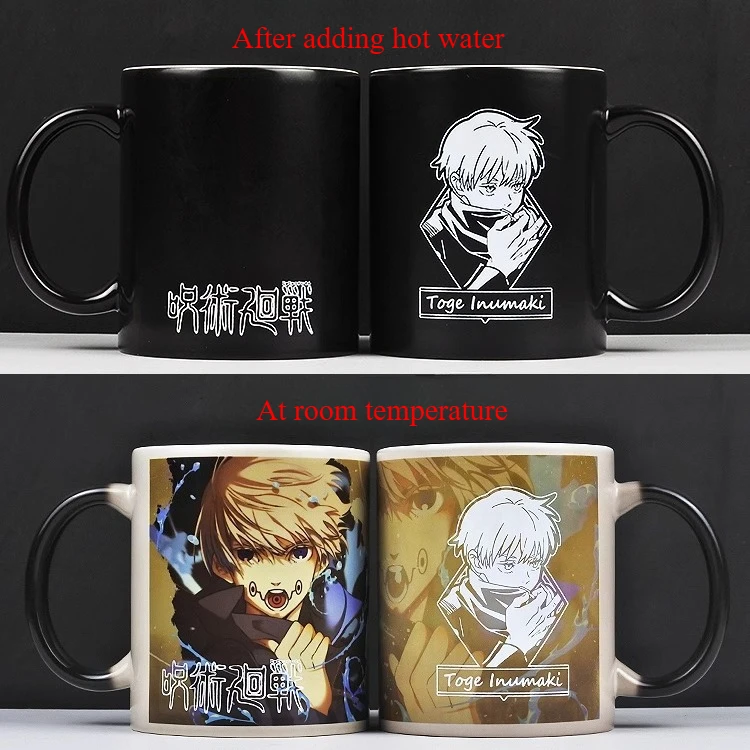 

Jujutsu Kaisen Color Changing Water Cup Gojo Satoru Geto Suguru Anime Peripherals Cute Cartoon Originality Modeling Ceramic Cup