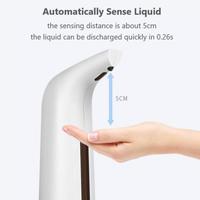 Automatic Soap Dispenser Battery Operated 400ML Hand Sanitizer Dispenser Touchless PX6 Waterproof for Kitchen Bathroom Washroom