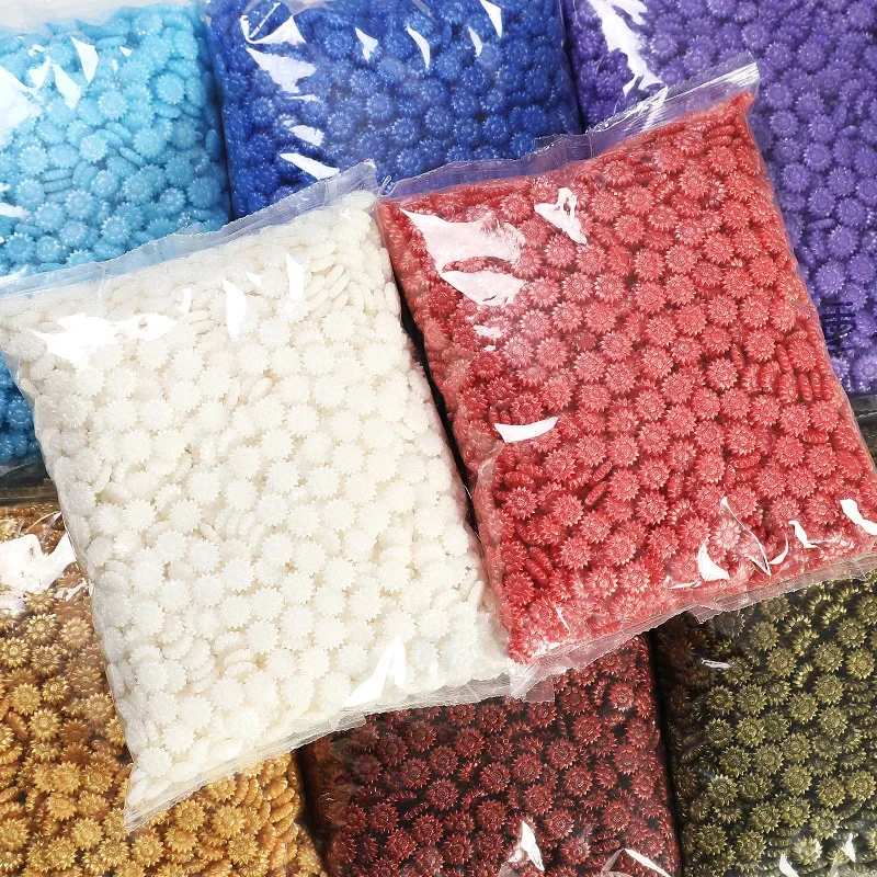 

500g/bag Creative Sunflower Shape Enamel Wax Grain Bright Color Seal Wax Particle Wedding Invitation Card Sealing Craft Supplies