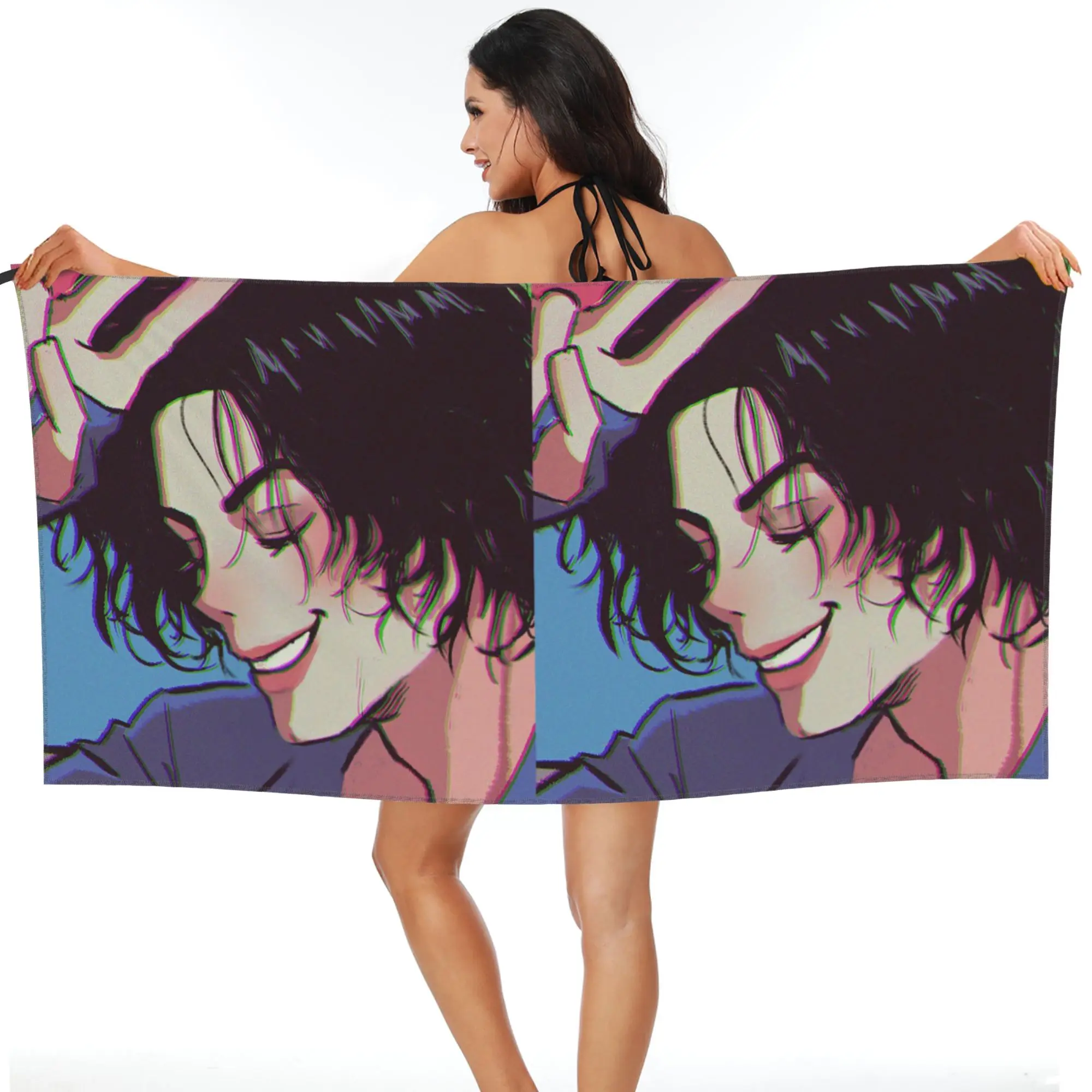 

Пляжное полотенце King of Pop Michael Jackson из мягкой микрофибры, быстросохнущее, впитывающее, для занятий йогой