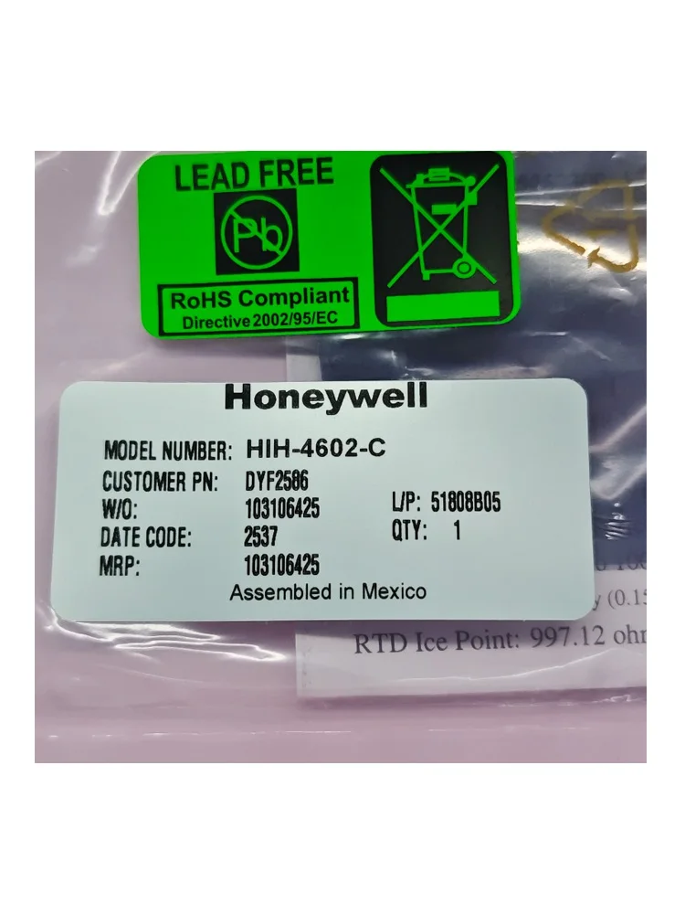 HIH-4602-C Original Board Mount Humidity Sensors Environmental Sensor Circuit Electronic Components For Honeywell