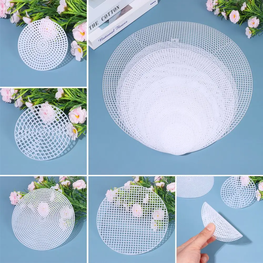 

Variety Assistant DIY Knitted Piece for Weaving Bags Woven Material Grid Plate