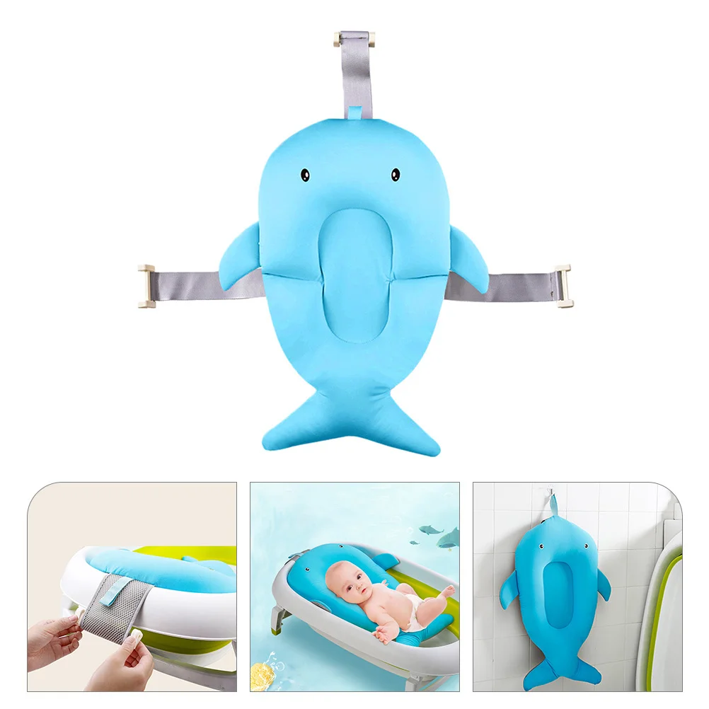 

Infant Bath Cushion Baby Bathtub Cushion Comfortable Support Headrest Adjustable Baby Bath Mat Shower Pad Bathtub Mat