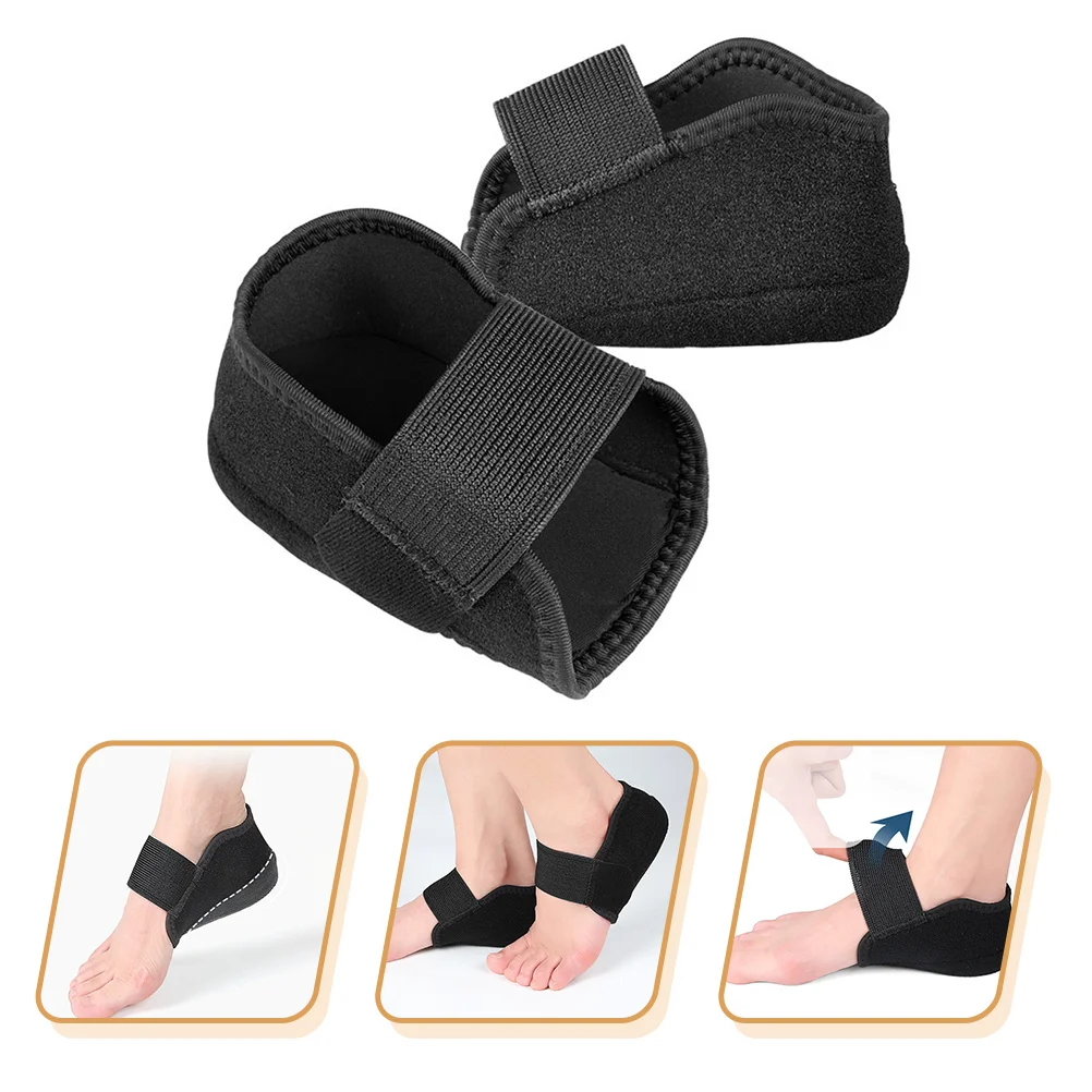 

1 Pair Silicone Heel Covers Soft Elastic Non-Slip Heel Pads For Pain Relief Comfortable Cushion Foot Care Support Boots Shoes