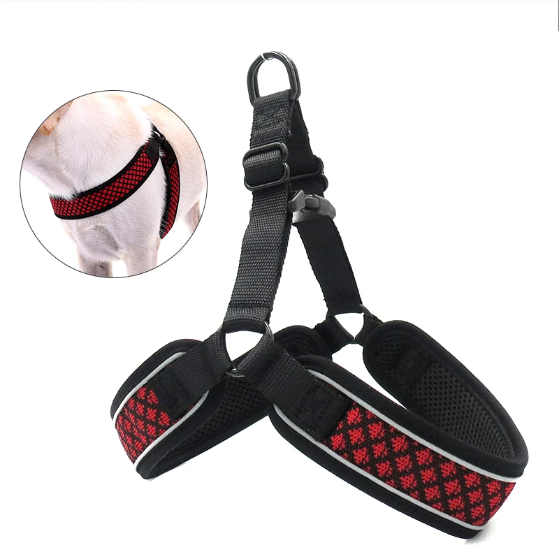 Pet Accessories Collars Dog Chest Straps Large, Medium and Small Dog Chest Straps Double D Ring Reflective Collars Pet Supplies