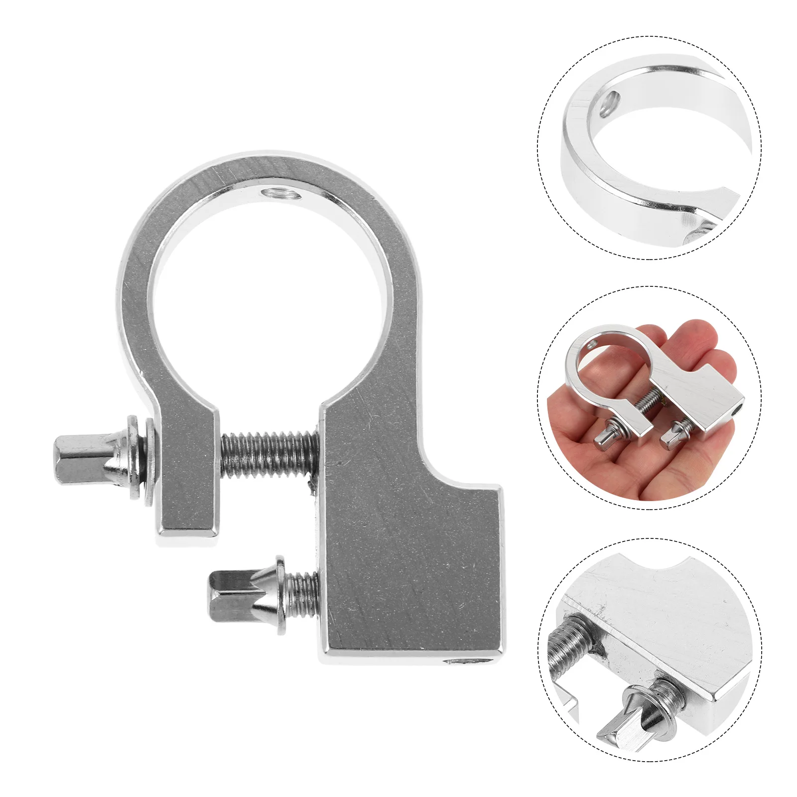 

Drumstick Clip Holder Kit Parts Bracket Pedal Beater Mount Leg Zinc Alloy Hardware