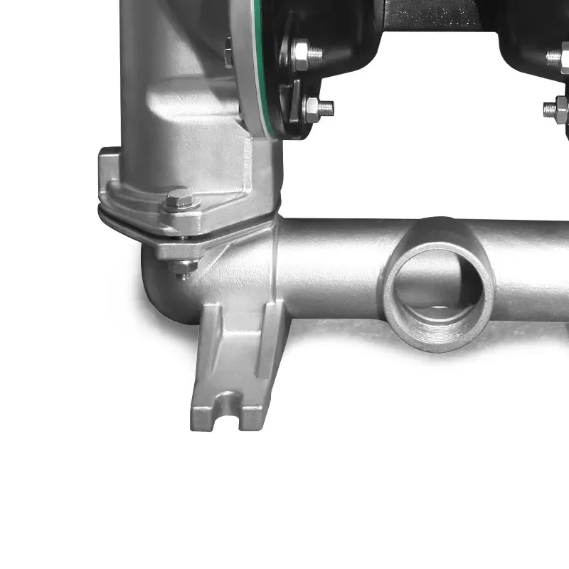 【Mais vendido】 Bomba de alta pressão de água de diafragma aro duplo de ar pneumático de aço inoxidável de 2 polegadas