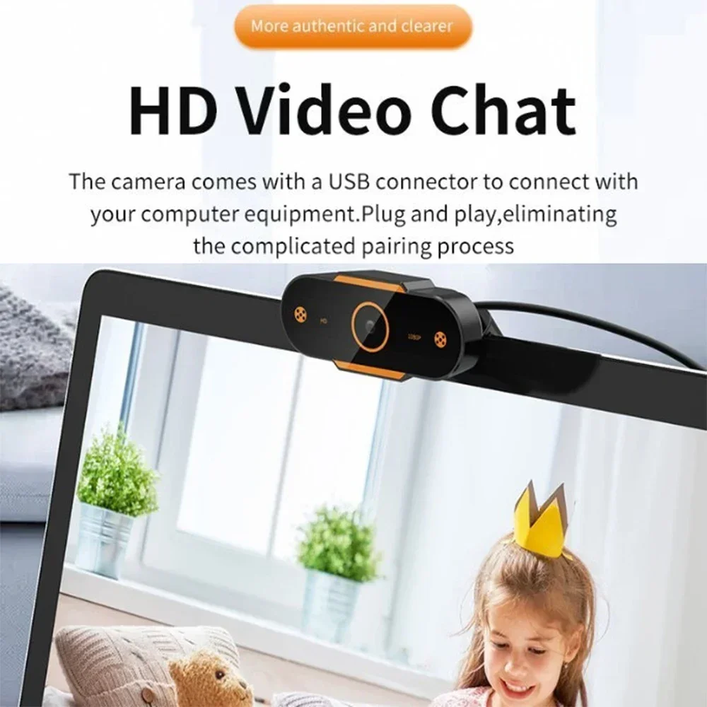 Kamera internetowa HD 1080P z automatycznym ustawianiem ostrości Kamera internetowa CMOS USB Komputerowa kamera PC z mikrofonem do wideokonferencji Sieć Nauczanie Spotkanie biurowe — zdjęcie produktu 5
