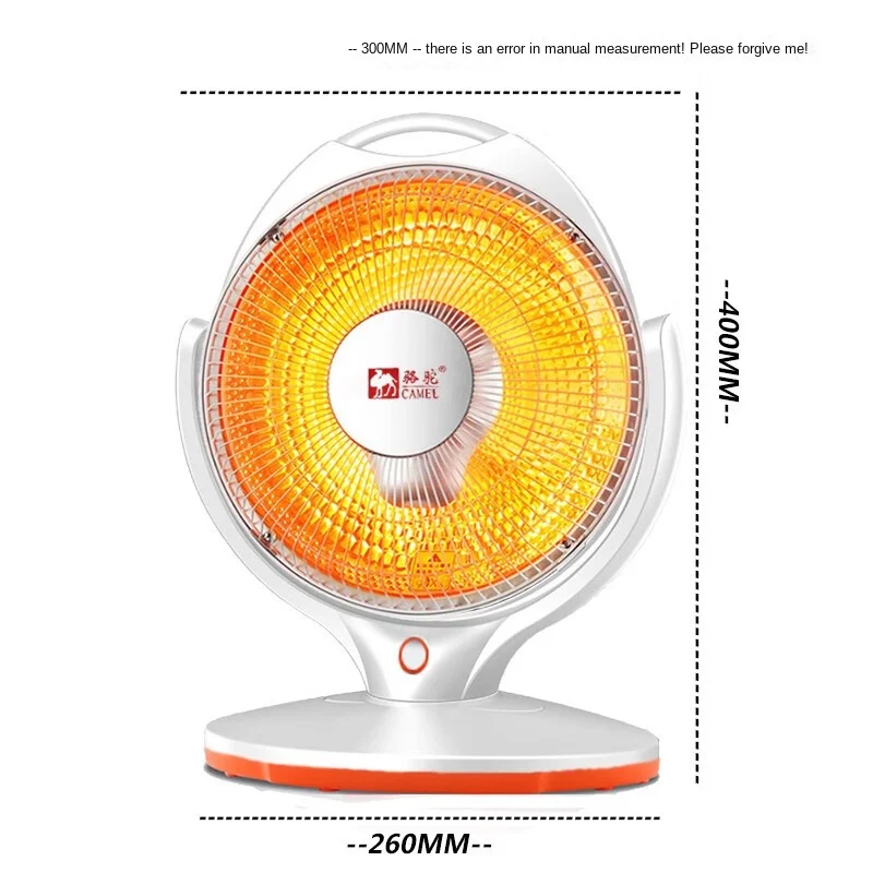 600W Household Large Heating Electric Fan Office Desk Oven Foot Warmer Nergy-saving Air Heater