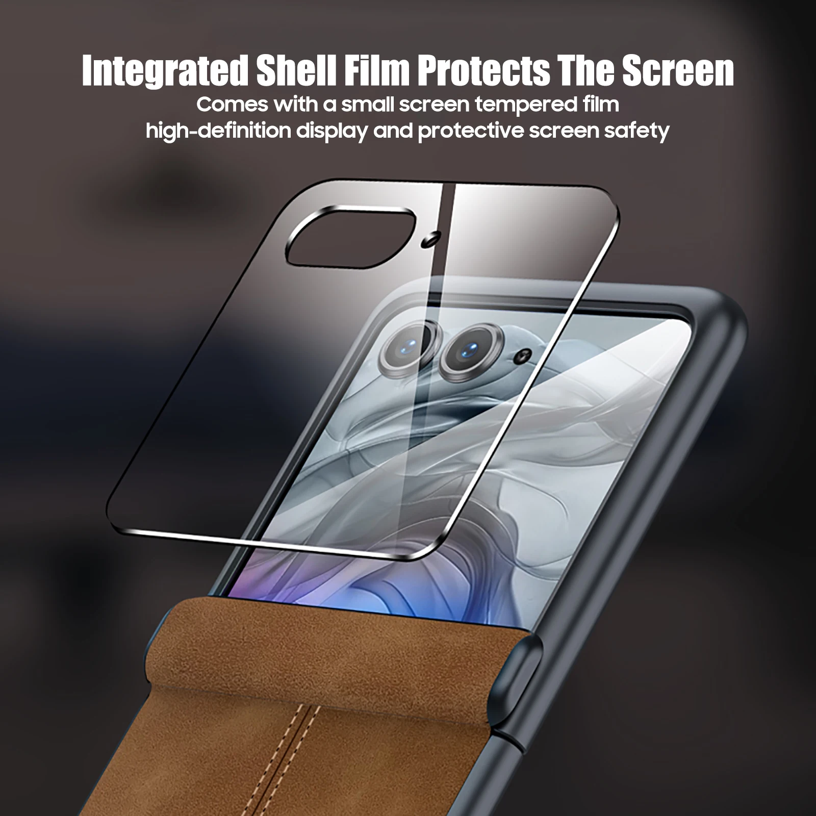 For Moto Razr 50 case Hinge Protection Integrated Shell Film Full Coverage Anti-Fall Business For Razr 50 Ultra Protective Case