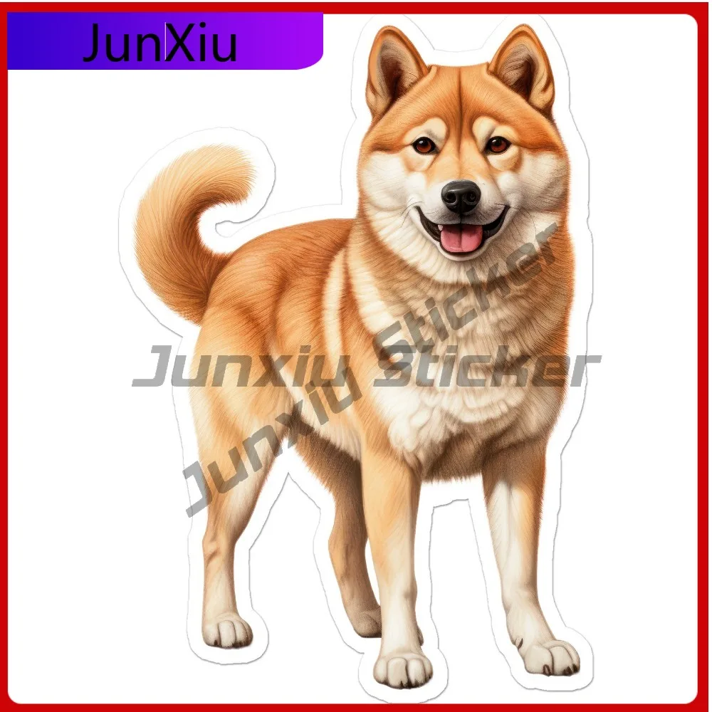 

Shiba Inu Dog Cute Best Gift Scratch Resistant Creative Motorcycle Decal Accessory Waterproof Vinyl Car Laptop Window Bumper