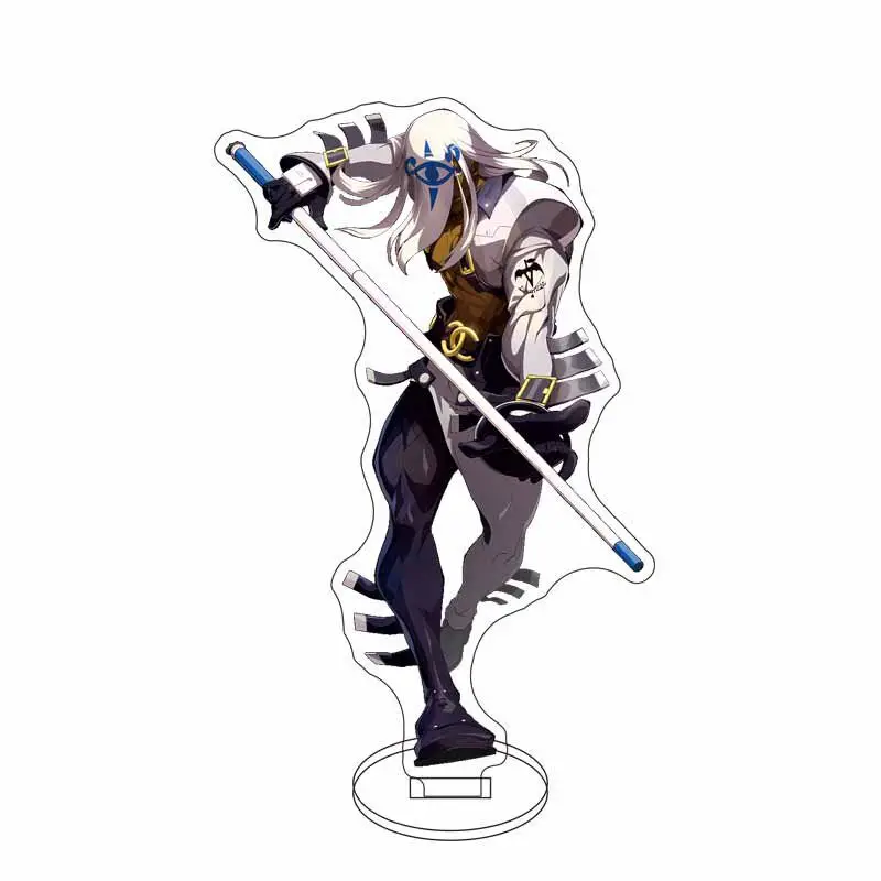 16CM Anime GUILTY GEAR STRIVE：DUAL RULERS Figure Sol Badguy‌ Ky Kiske May Chipp Zanuff‌ Acrylic Stand Cos Ornaments Gifts view 2