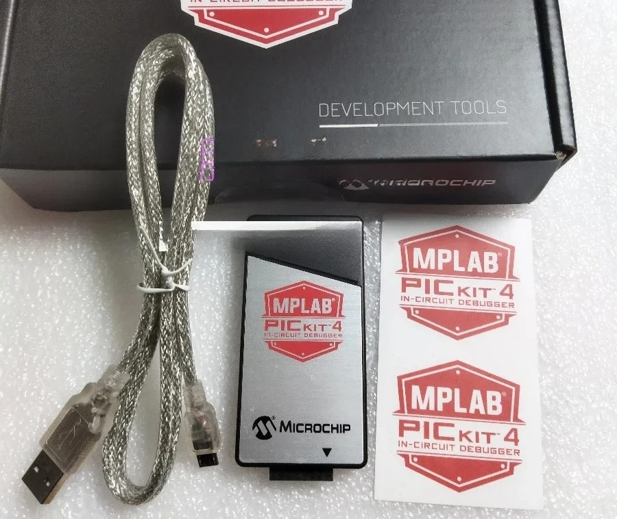 Spot PG164140 MPLAB PICKit 4, загрузка программирования микрочипов Microchip PIC MCU, dsPIC DSC