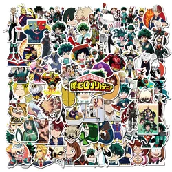 100pcs My Hero Academia Anime Sticker Pack Cartoon Phone Case Notebook Waterproof Stickers Kid Toy Laptop Skin DIY Stickers