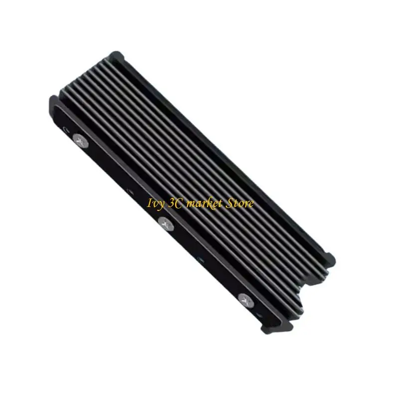 

D7YC M.2 NVMe 2280 Solid Disk Cooling Heatsink Pad Double Sided Aluminum Heat Sink