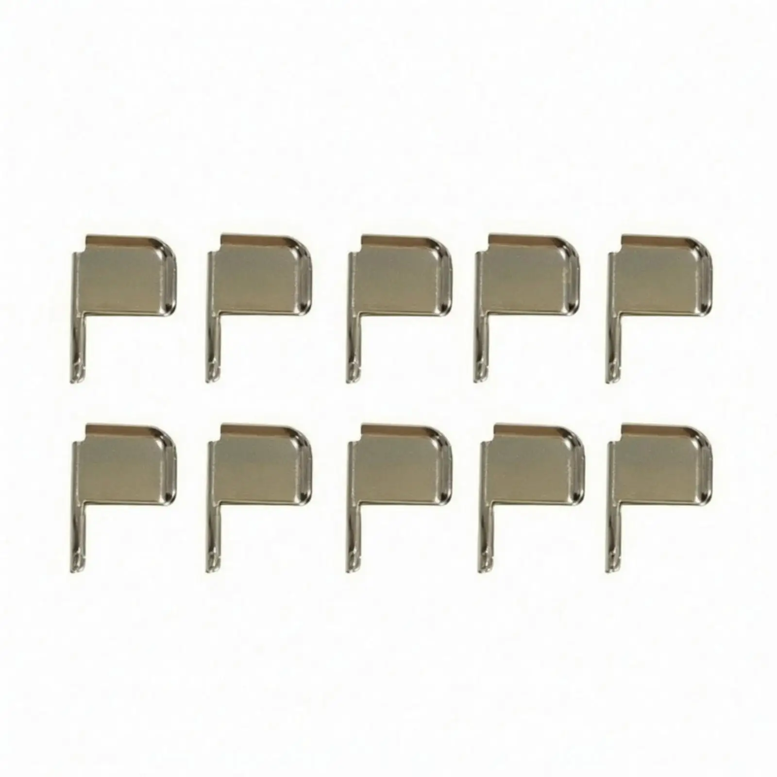 Electric Bike Connector P L Shaped Metal Pad Set for E Cycle Plug Repair and Custom Build