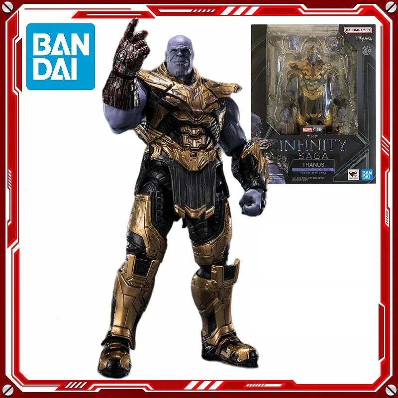 

Bandai Shf танос Мстители 4 Endgame шарнирная Подвижная кукла Ручная модель украшение статуи Коллекционная декоративная игрушка подарок