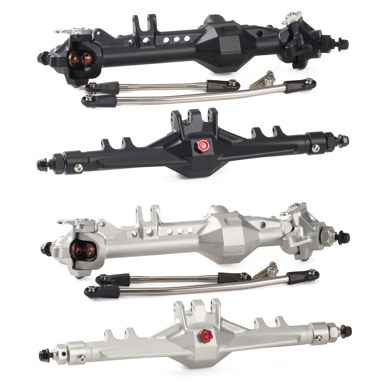 7075 Aluminum F10 Straight Axle with 3-Section CVD for Vanquish VS4-10 Phoenix VRD LCG Chassis Comp Rigs 1/10 RC Crawler
