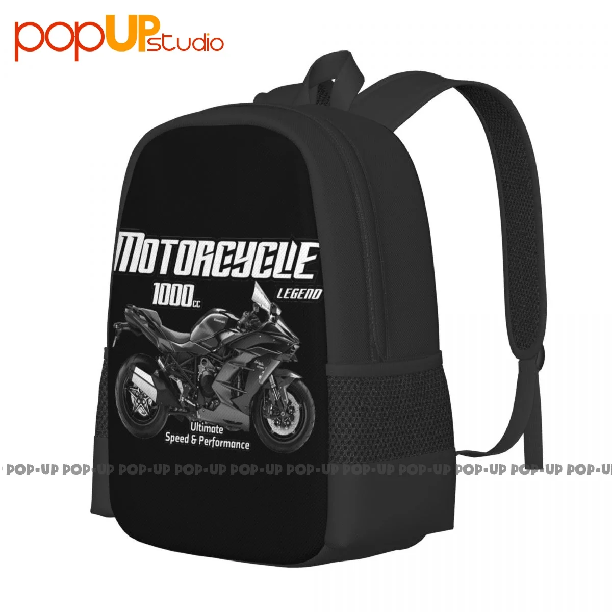 Ninja H2 Sx Se Inspired Motorcycle Bike Backpack Large Capacity Print Beach Bag Gym Tote Bag Riding Backpack