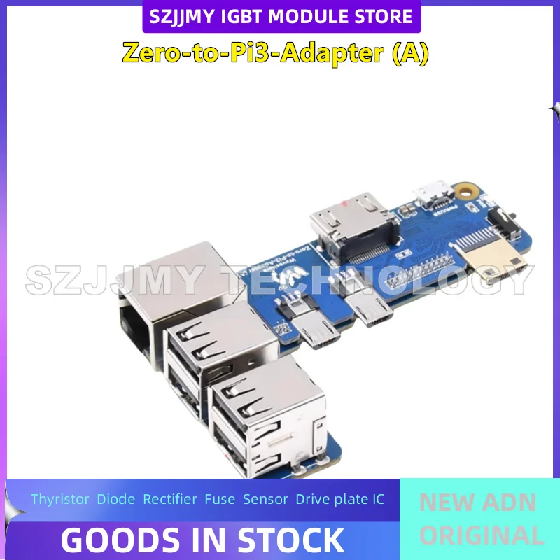 

Raspberry Pi zero/2W to RPi3B/3B+expansion board motherboard conversion module 100Mbps Ethernet port NEW ORIGINAL IN STOCK