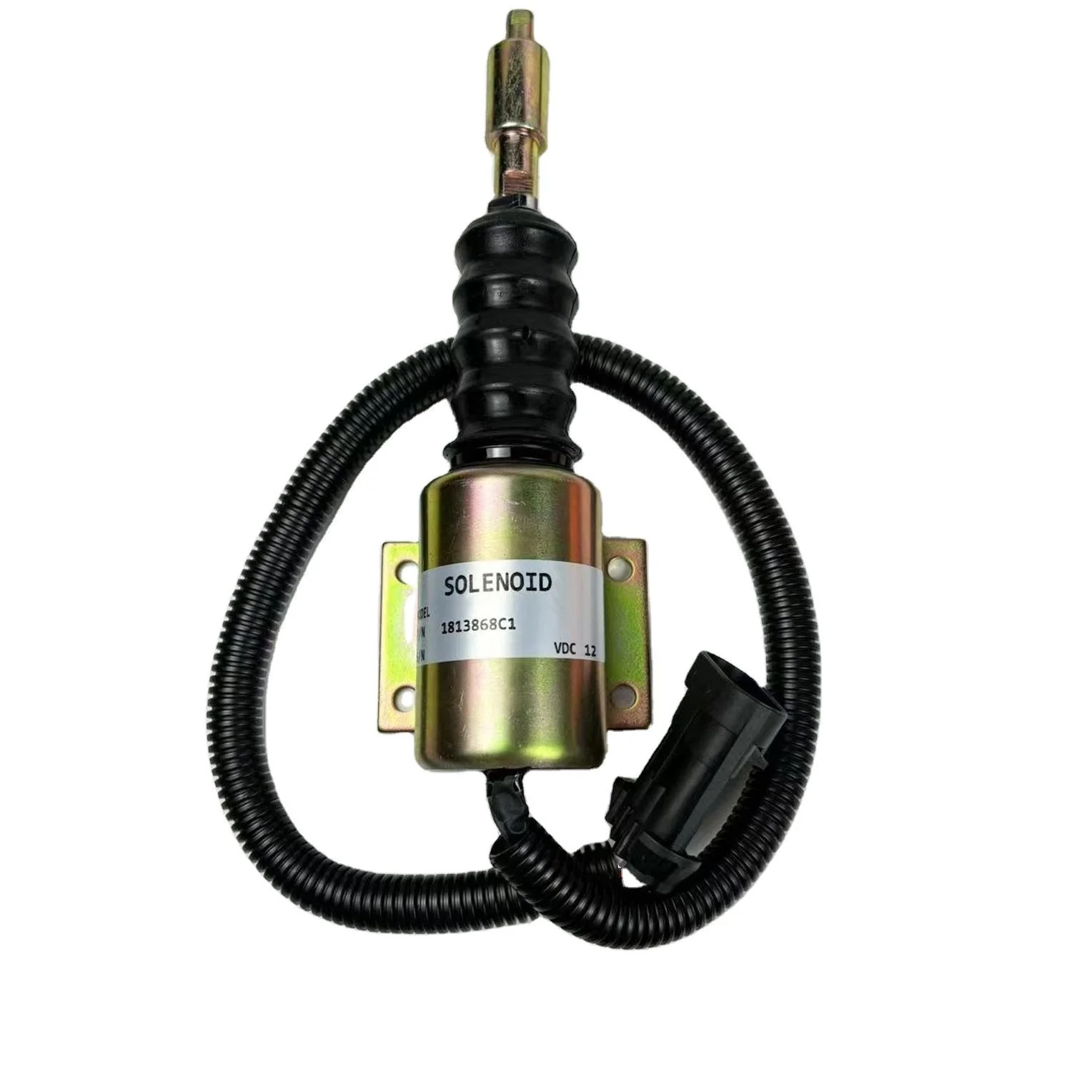 12V Fuel Shut Off Solenoid 1813868C1 For Navistar International DT360 DT466 High Quality
