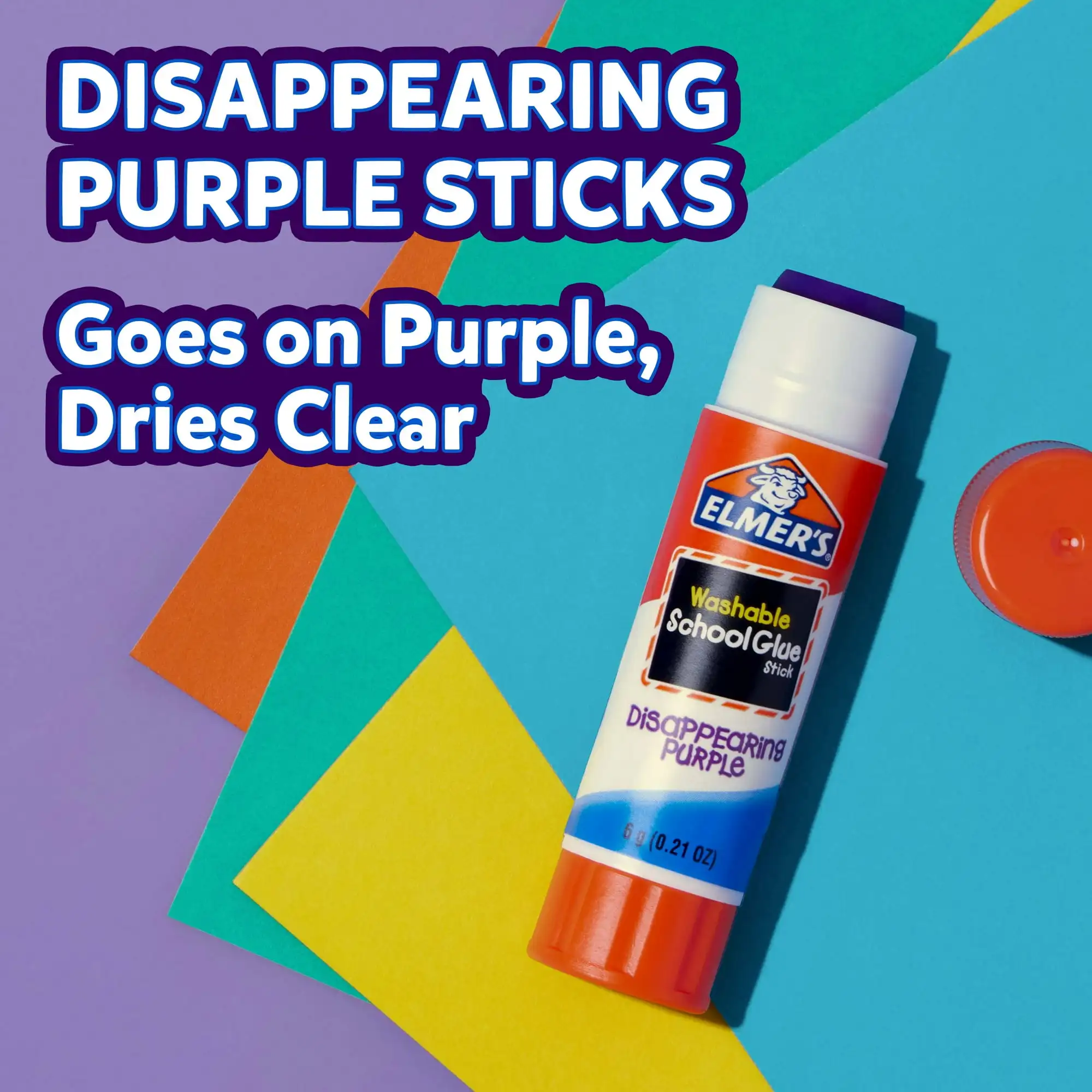 

Scented Glue Sticks Variety Pack, Safe, Non-toxicSchool Glue, 6 Gram, 12 Count, 1 Hour Dry