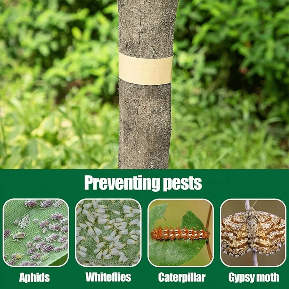 

Tree Tape Insect-proof Tree Wrap Protection Tapes with Strong Adhesive Waterproof Barrier for Trees Extra Long for Prevention