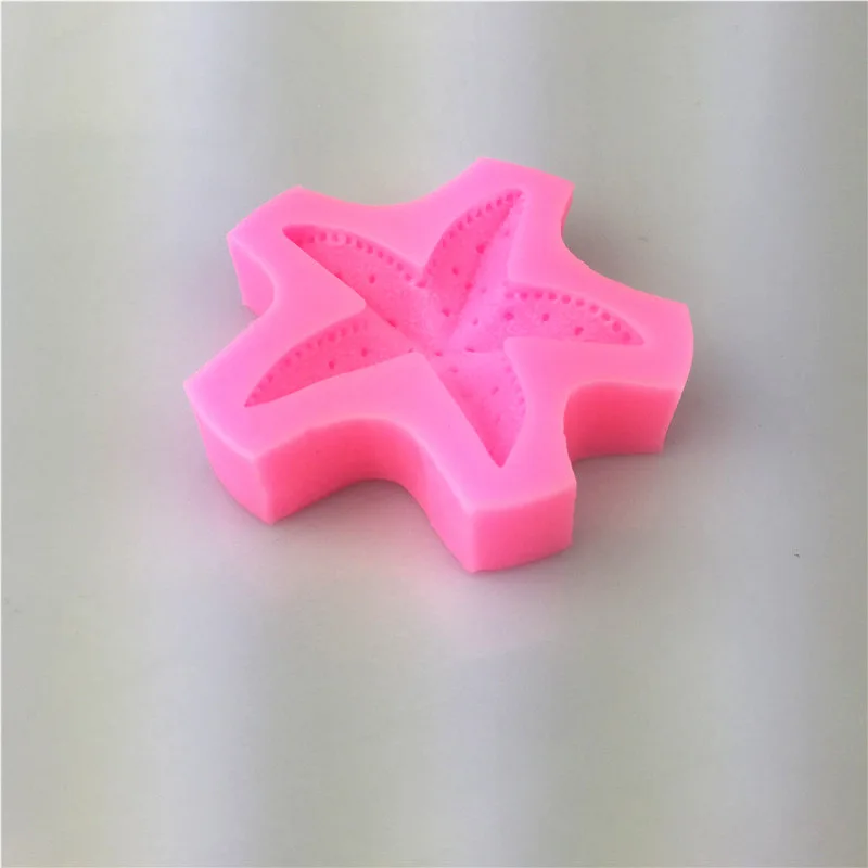 3D Starfish Chocolate Cake Decorating Tools DIY Baking Fondant Silicone Mold Candle Moulds Handmade Soap Mold