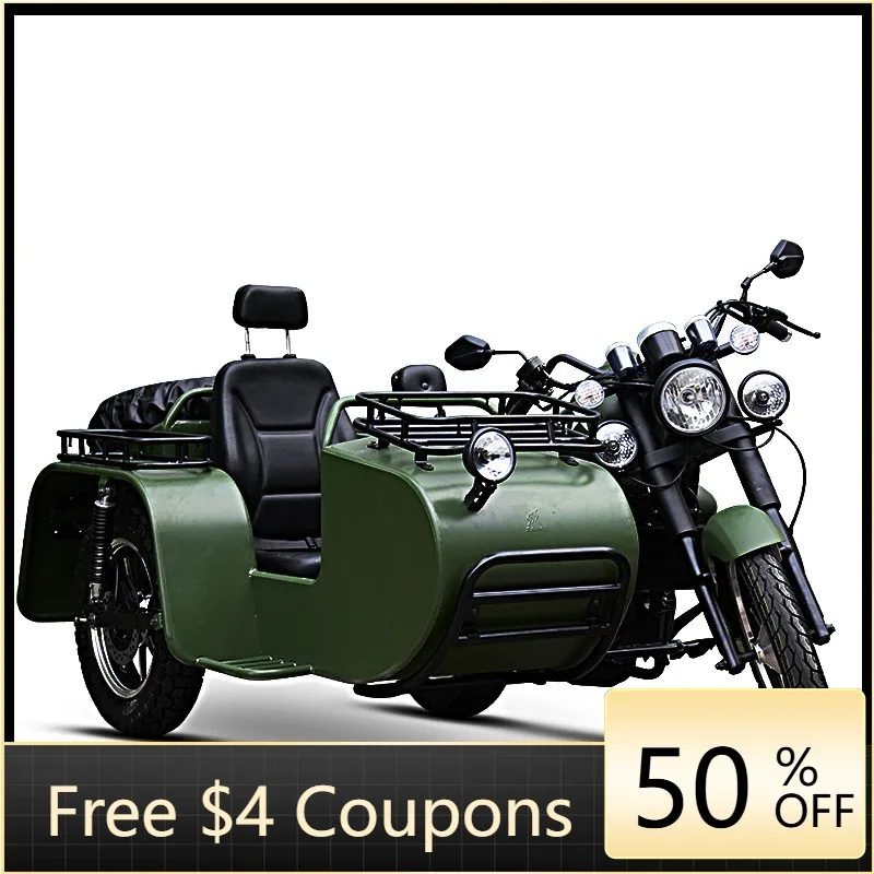 Rs Adult Tricycle 300cc Water Cooled + Sidecar - Street Legal Motorcycle