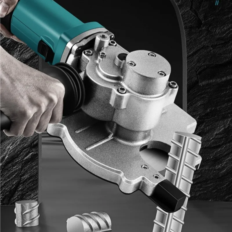 Handheld Rebar Cutting Machine Sharp Powerful Steel Bar Cold Cutting Machine Stable Adjustable Portable Power Tools Equipment