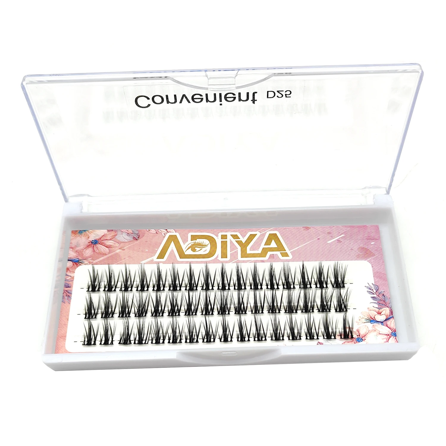 ADIYA 3 Rows Eyelashes Extension Personal Lashes Professional Makeup Individual Cluster Grafting Japanese False EyeLashes