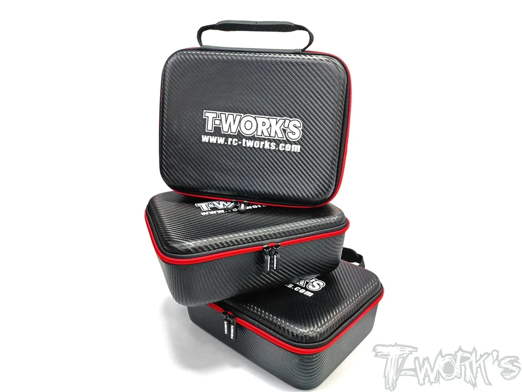 Original T work TT-075-B Compact Hard Case Parts & Engine Bag 27*21*9cm Professional Rc part