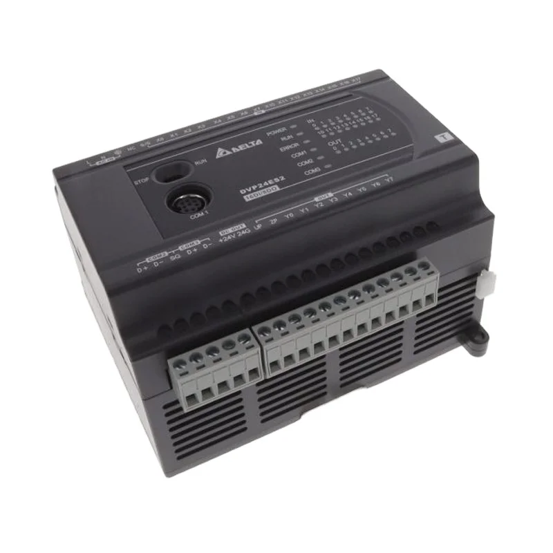 Delta DVP-ES2 DVP24ES200T 24-Point Main PLC Controller 16DI 8DO Transistor Output 100-240VAC Original New in Stock