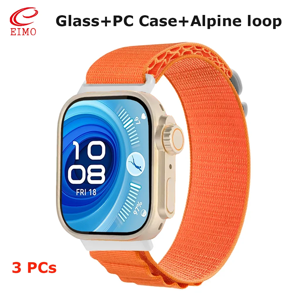 

Glass+PC Case+Alpine loop for Huawei Watch Fit 4 Pro Strap Protector correa sport Nylon bracelet for HUAWEI watch fit4 fit3 Band