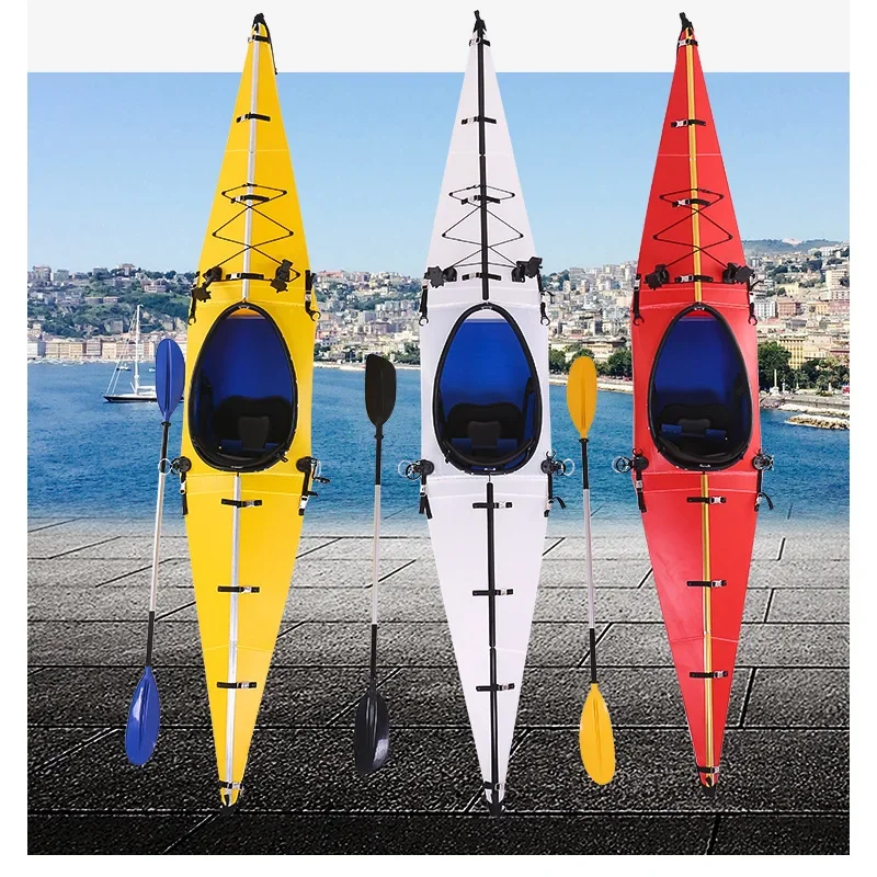 Folding Kayak, Canoe, Ocean Boat, Single,Rafting Hardware