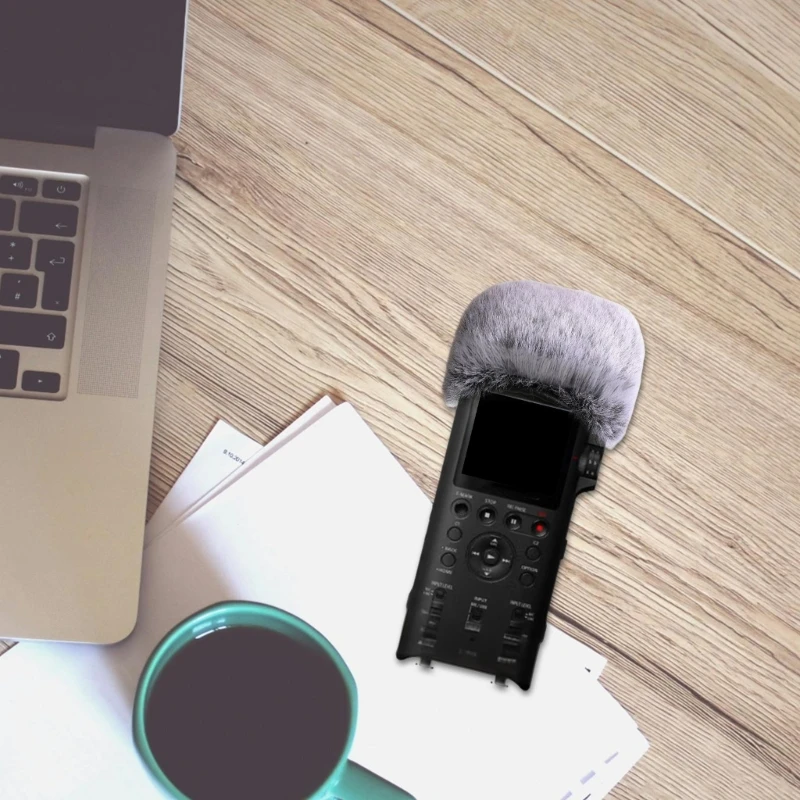 Micro Lông Kính Chắn Gió Bịt Nắp Lọc Cho PCM-D10 Cầm Tay Động Đầu Ghi Ngoài Trời Phim Vlog Phim Trang Sức Giọt