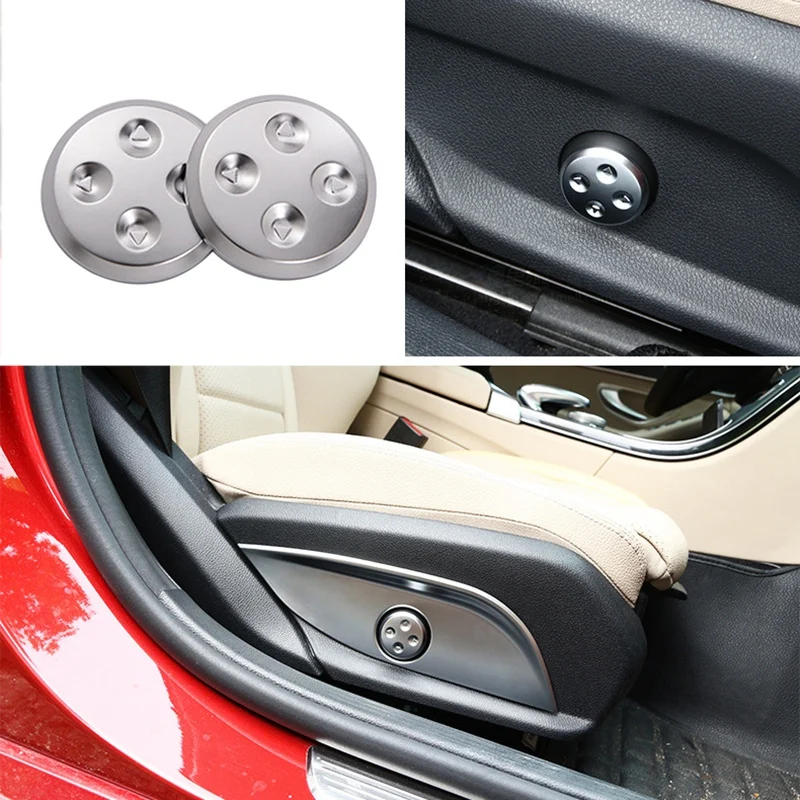 For Mercedes Benz E C GLC CLS Class W213 W212 W205 W218 C257 Car Accessories Seat Adjustment Button Cover